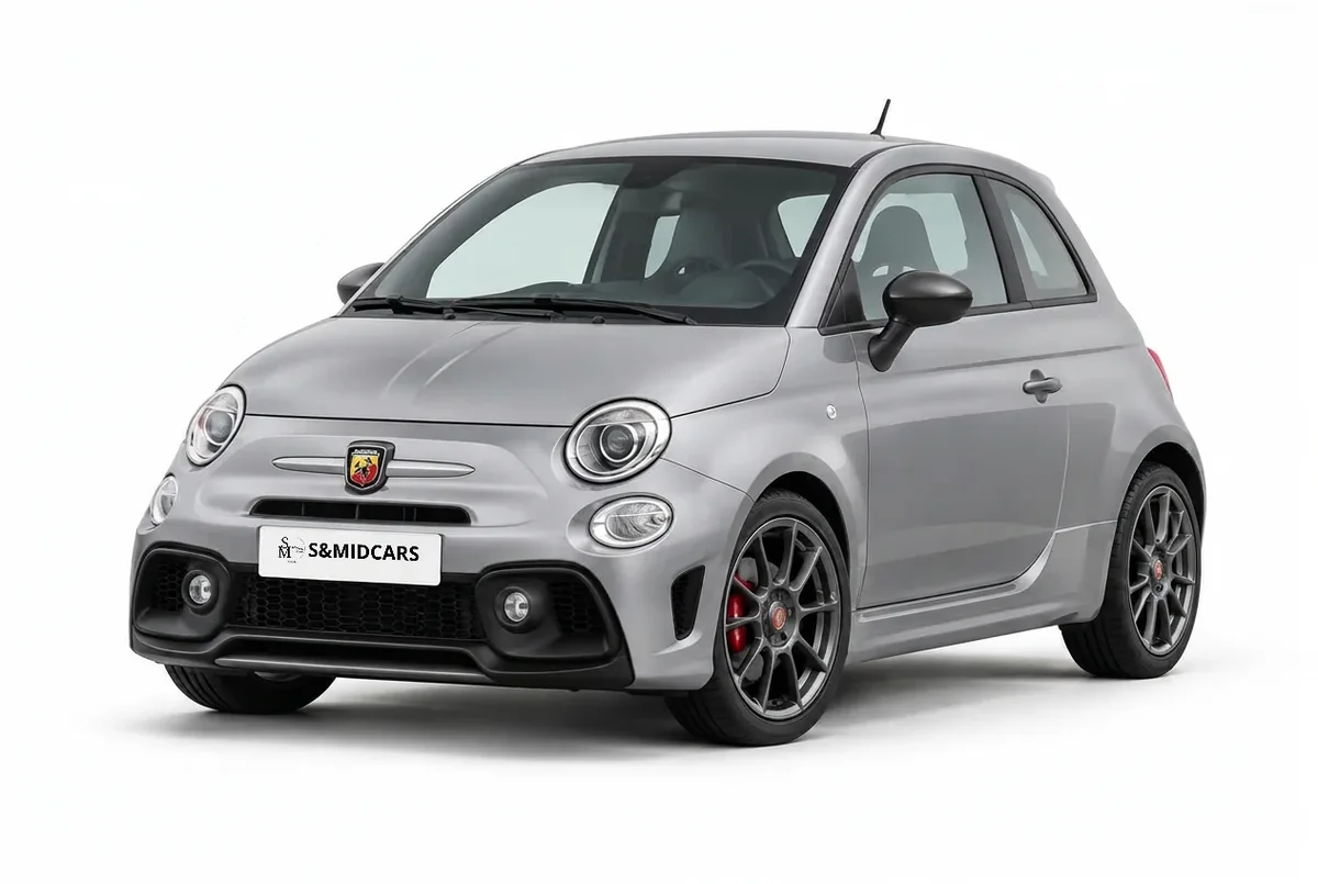 Abarth, visuel de studio illustratif ; modèle exact à confirmer — location à Marrakech