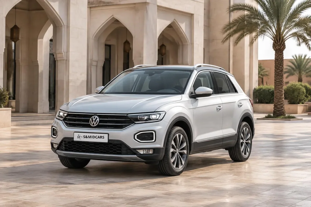 Volkswagen T-Roc dans un cadre architectural inspiré de Marrakech